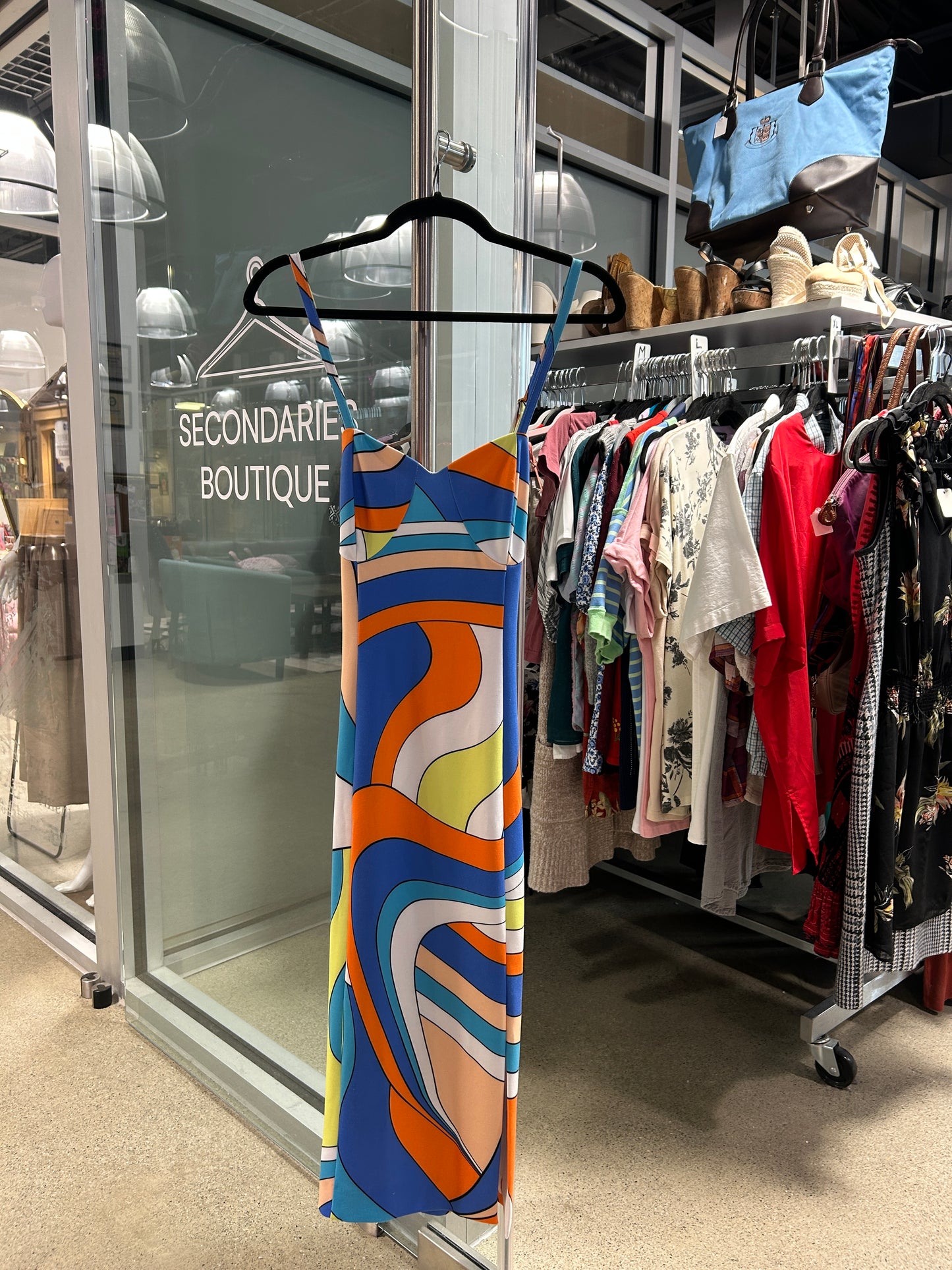 “Cache” Printed BodyCon Midi Dress