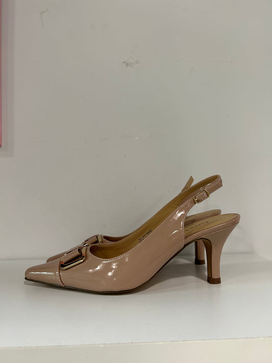Pointed Toe Sling Back Pumps