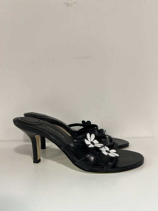 Vintage Floral Embellished Heels