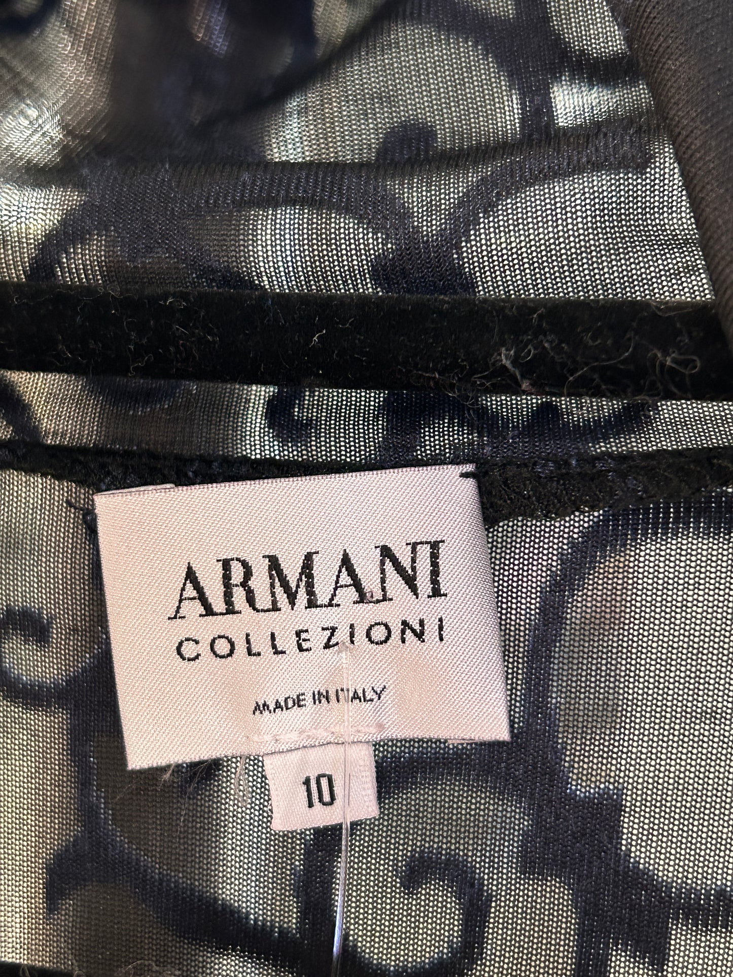 “Armani Collezioni” Sheer Longsleeve