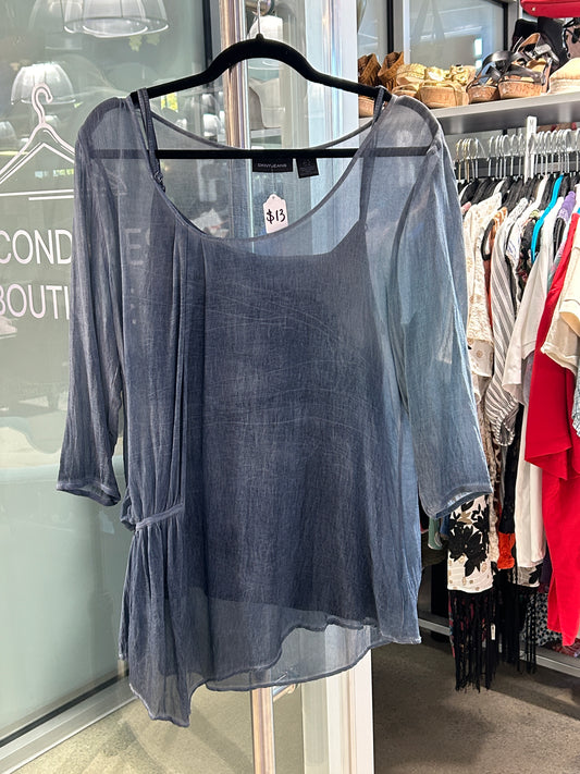 Sheer layered blouse