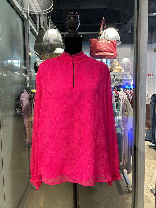 “Ann Taylor” Long-Sleeve Blouse