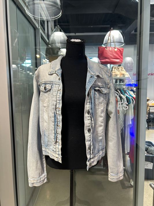 Light wash denim jacket