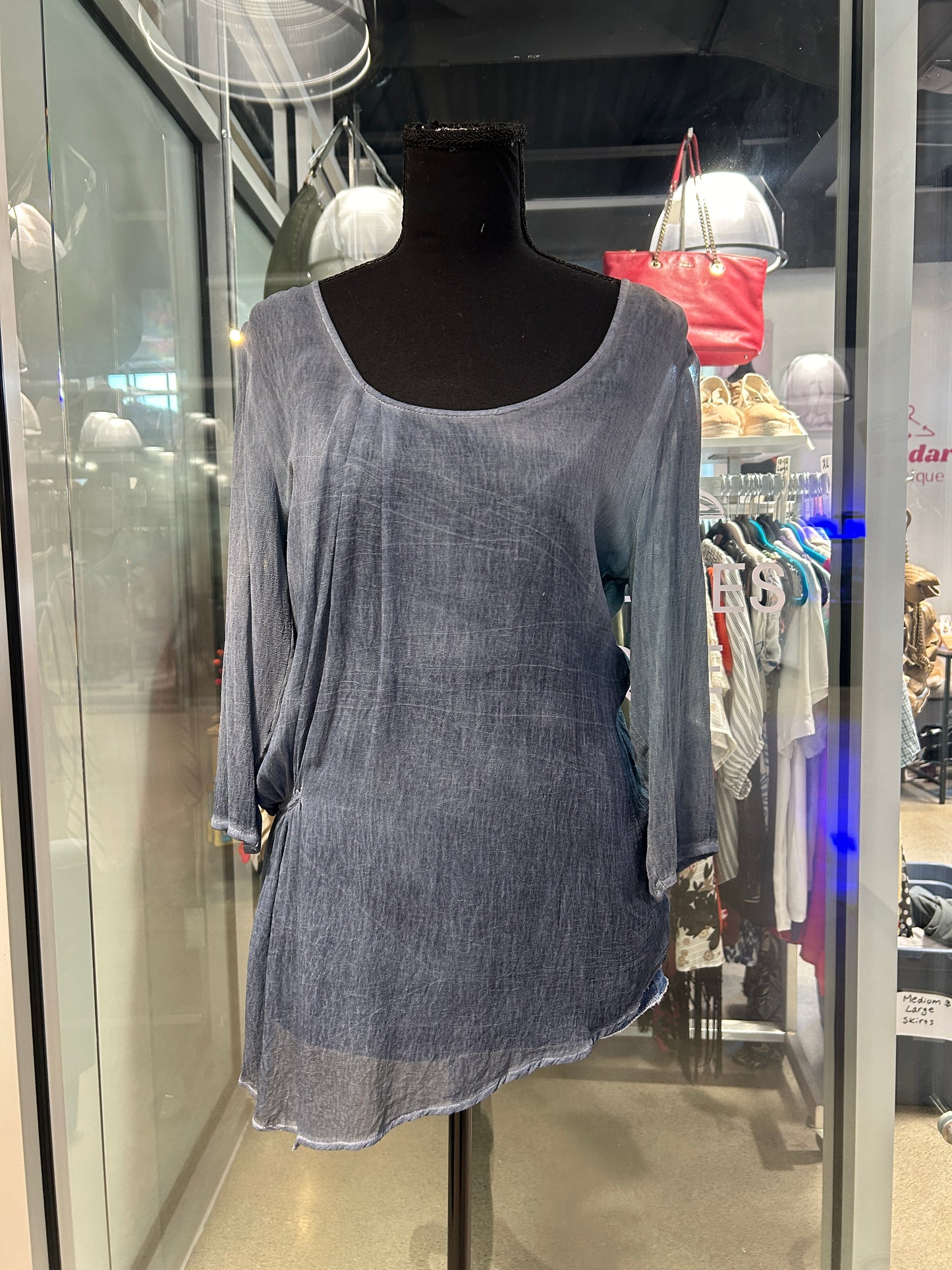Sheer layered blouse