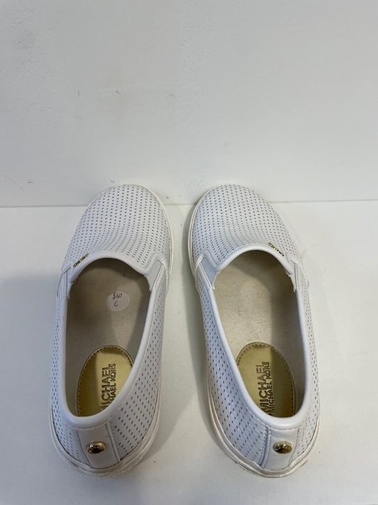 White Slip Ons