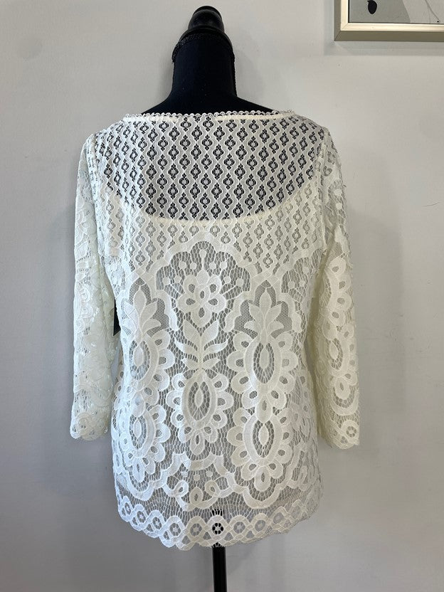 White Lace Blouse
