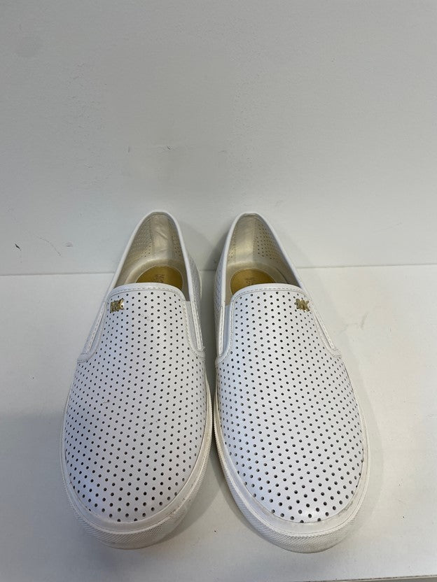 White Slip Ons