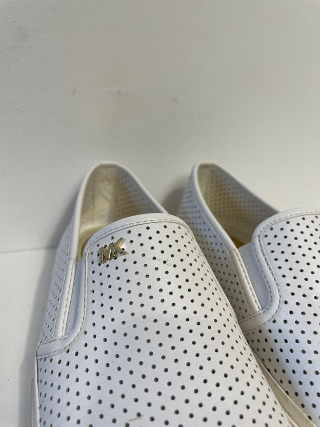 White Slip Ons