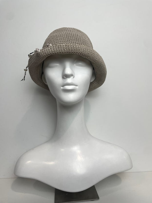 Vintage Bohemian Bucket Beaded Squash & Wash Hat