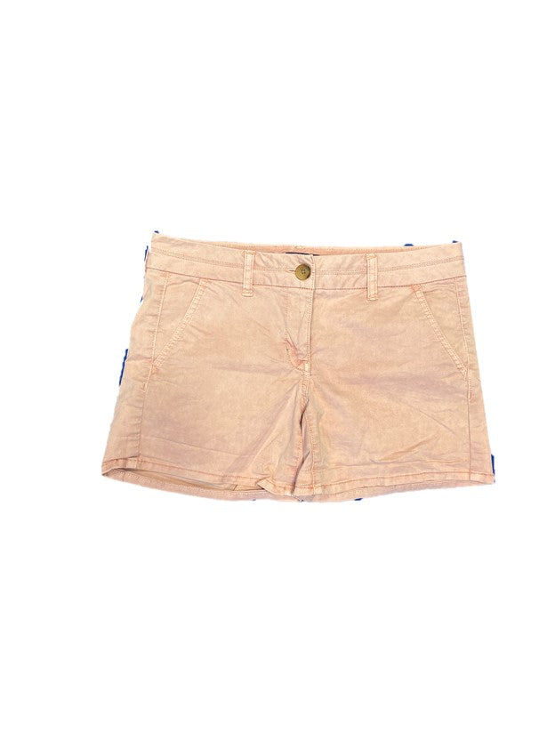 Washed Out Salmon Cargo Midi Shorts