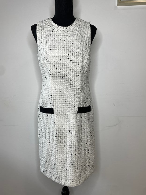Tweed Black & White Bodycon Dress