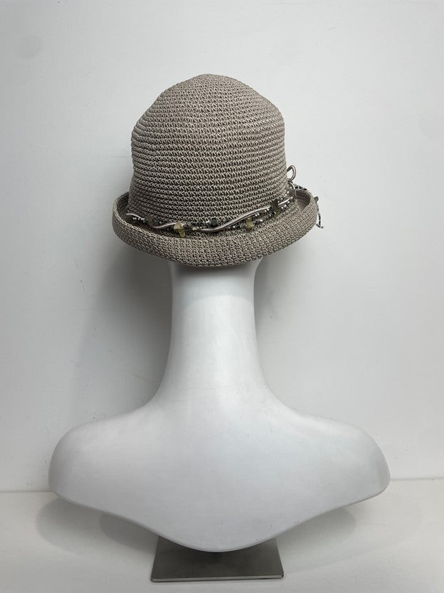 Vintage Bohemian Bucket Beaded Squash & Wash Hat