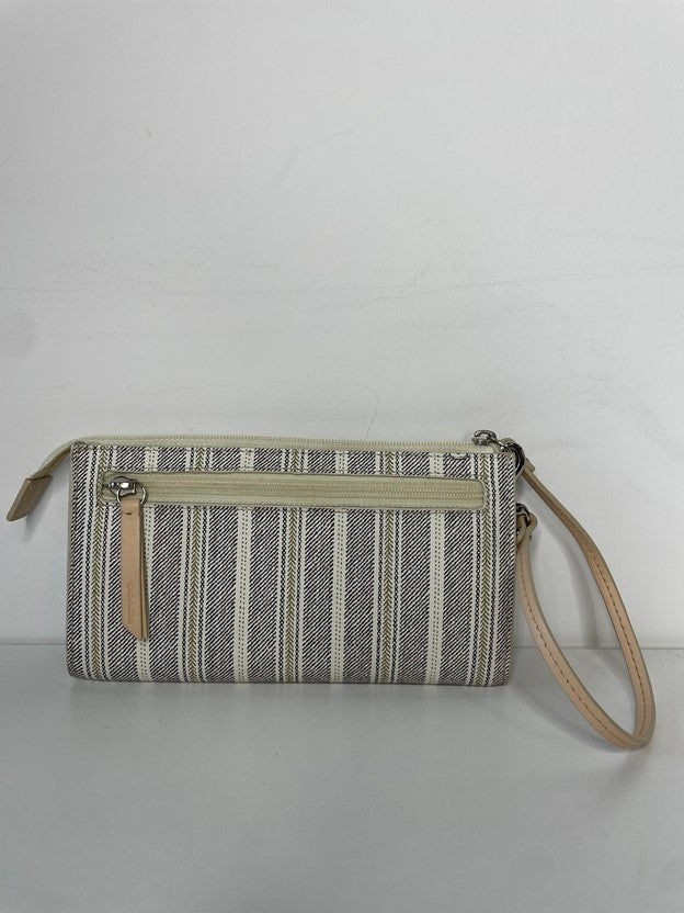 Printed Leather Wristlet Wallet
