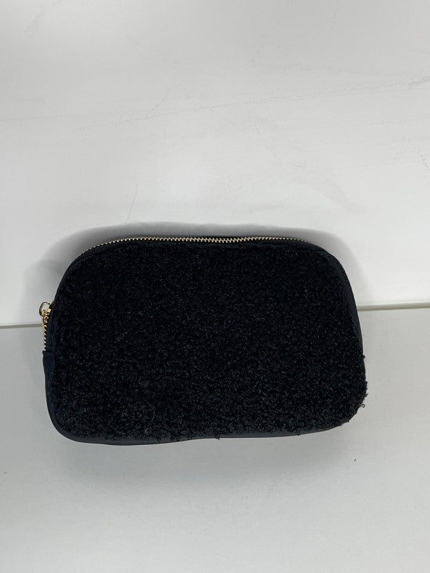 Black Crossbody Pack with Buckle Strap