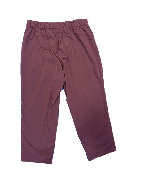 Burgundy Lightweight Athletic Jogger Pant