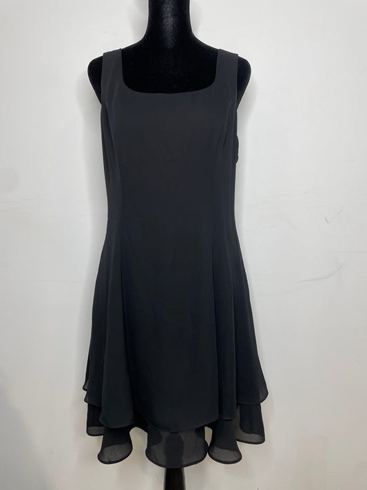 Black Layered Flowy Dress