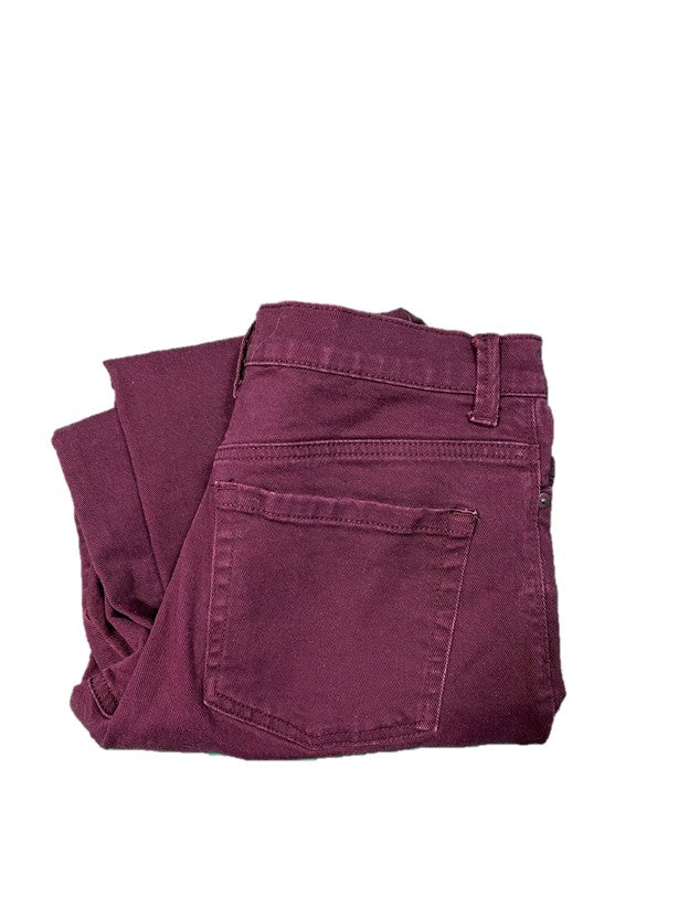 ‘Missy’ Purple Denim Straight Fit Short Jeans