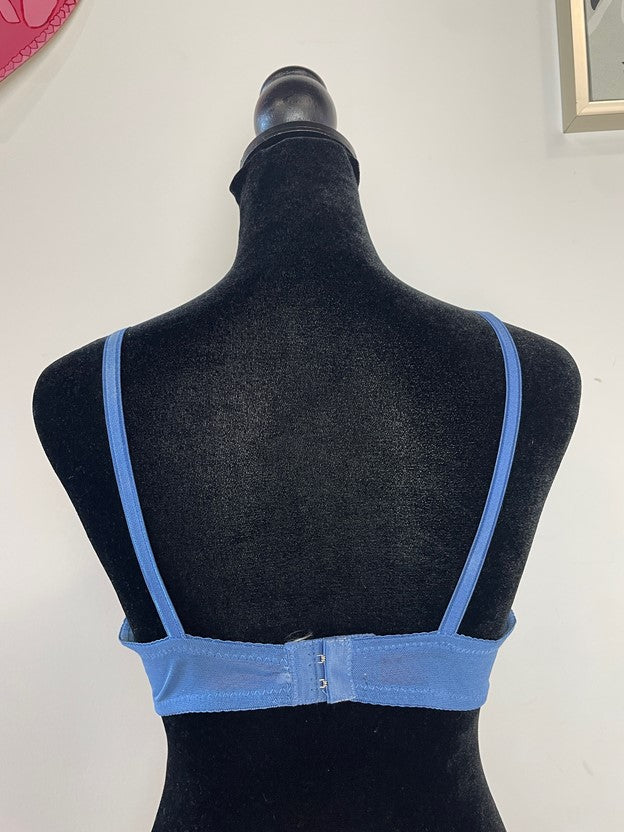 Vintage Blue Lace Push up Bra