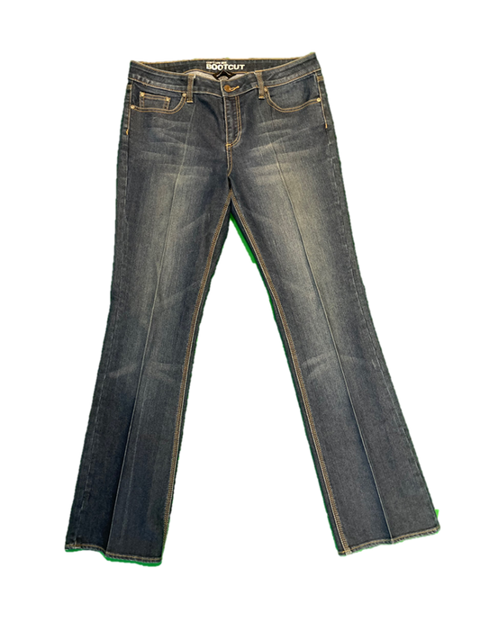 Curvy Low Rise Bootcut Blue Jeans