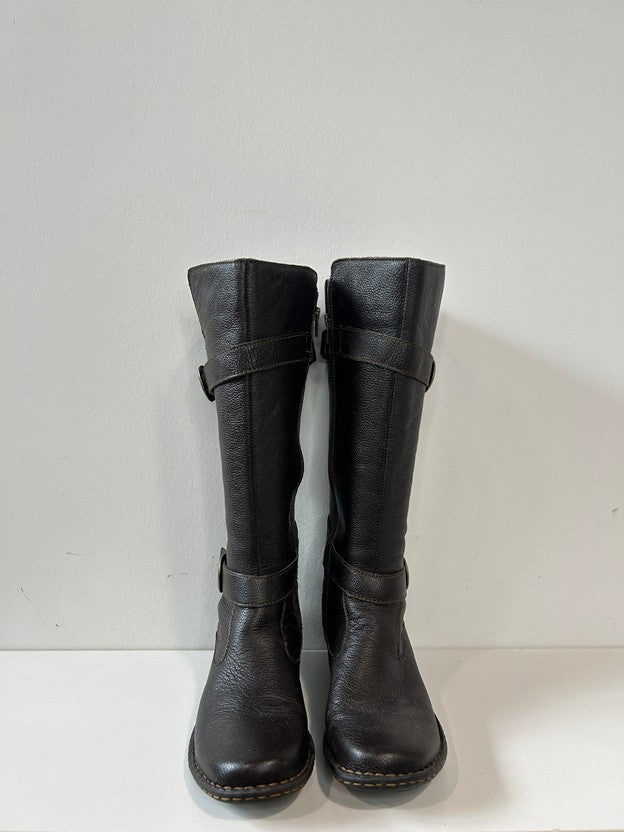 Synthetic Tall Riding Boots