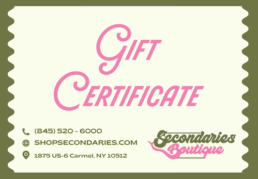 Gift Certificate