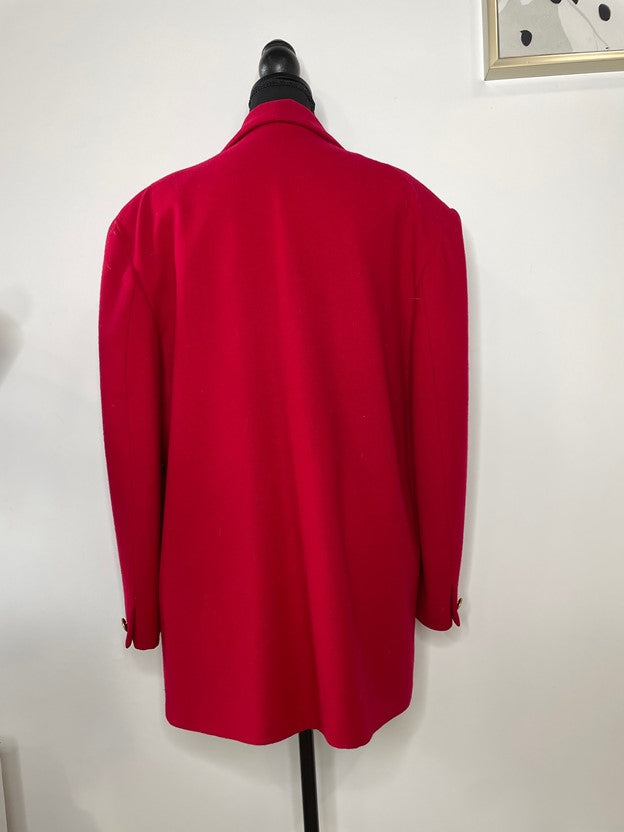 Red/ Gold Button blazer jacket