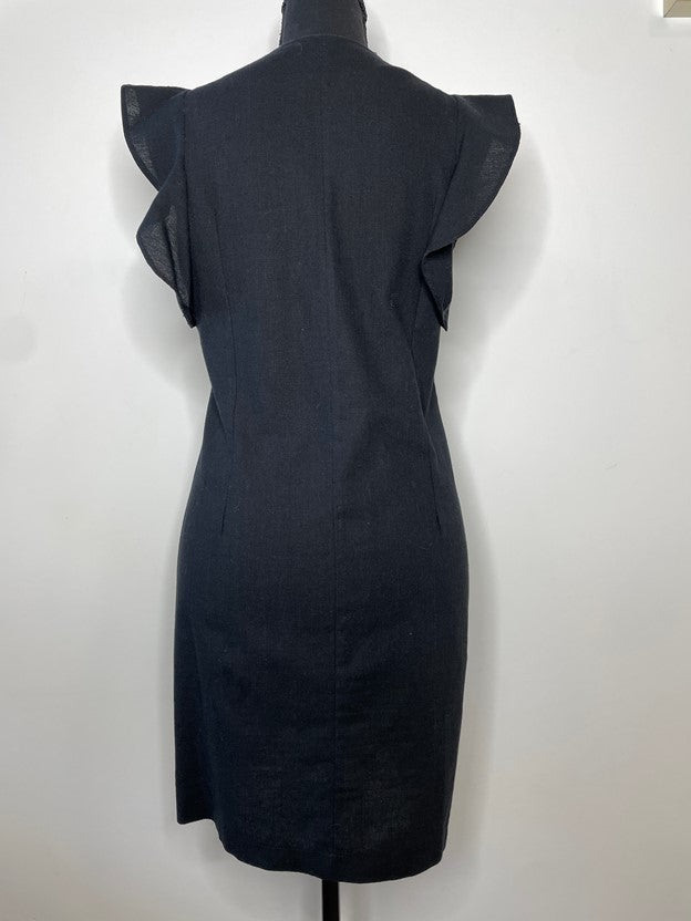 Tie Bust Button Down Mini Dress
