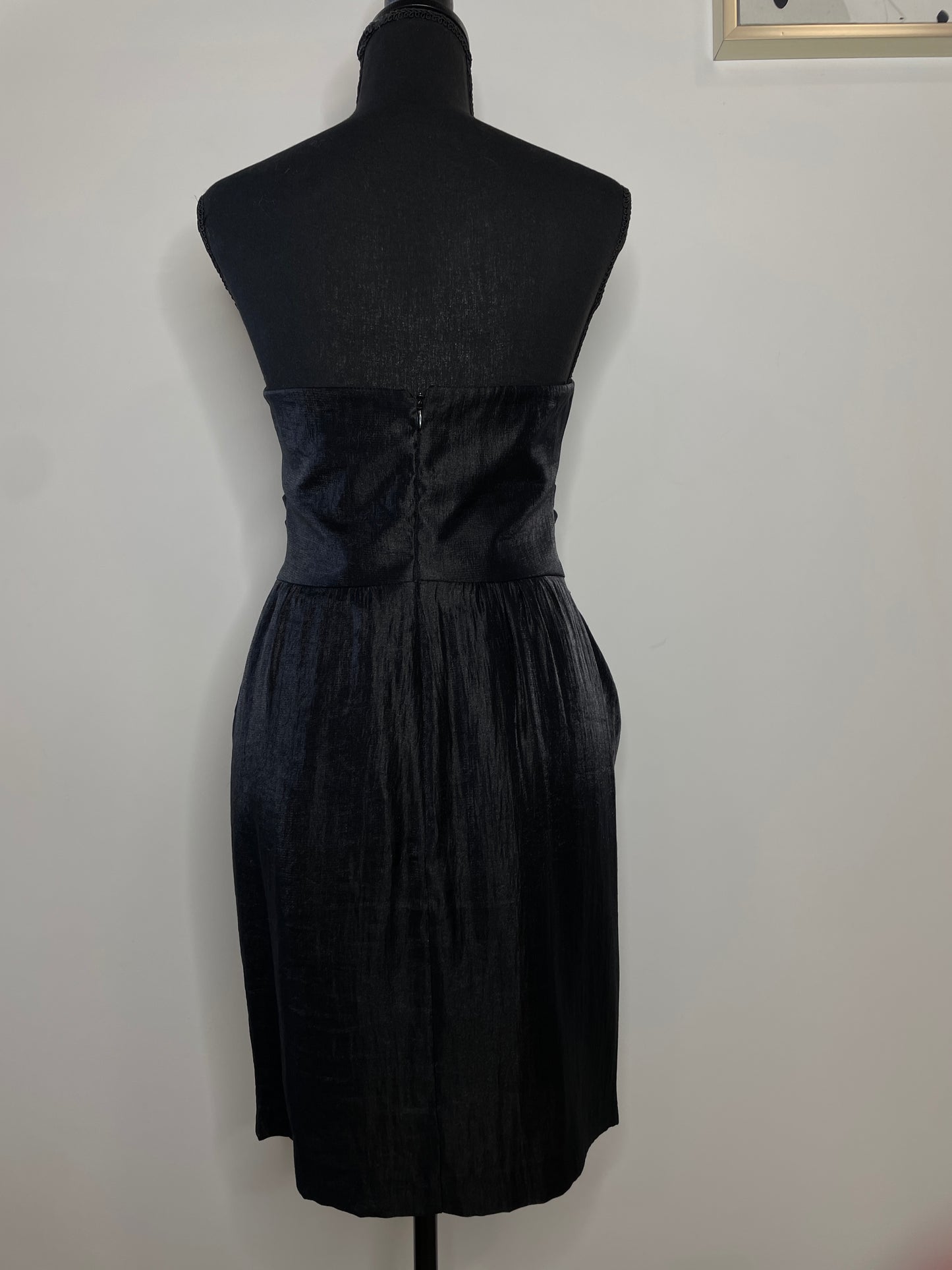 Strapless mini dress
