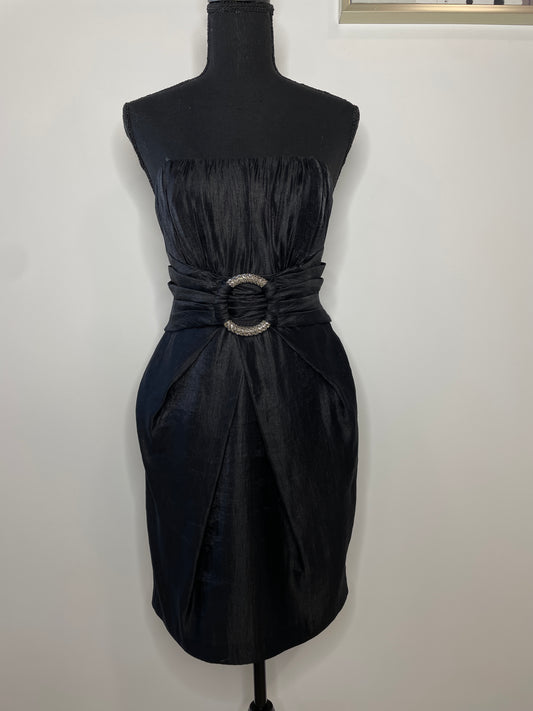 Strapless mini dress