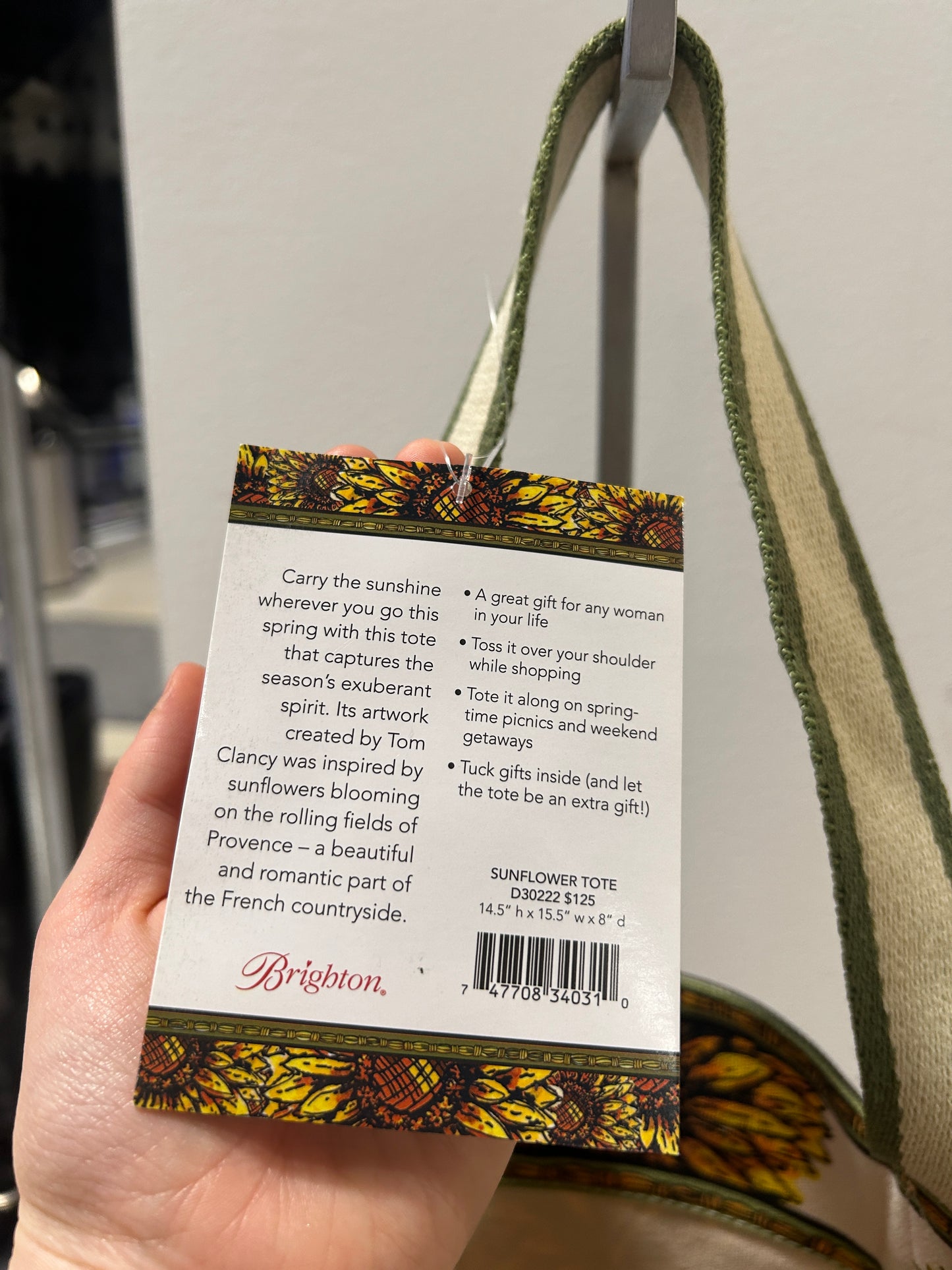 Sunflower love canvas tote bag