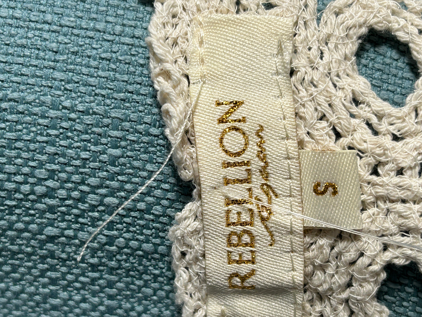 “Rebellion Again” Floral Crochet Tank