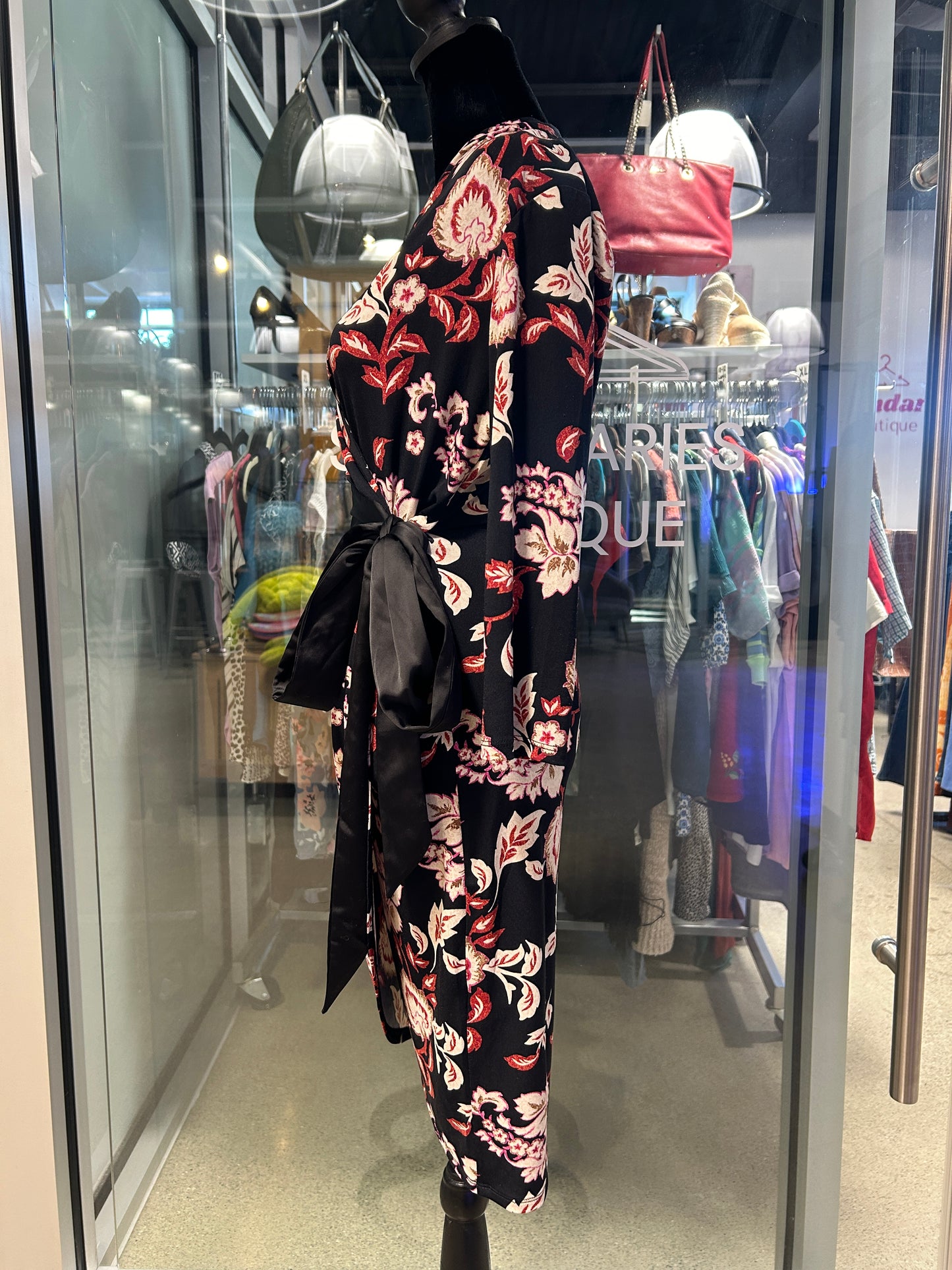 “White House Black Market” Floral Wrap Dress