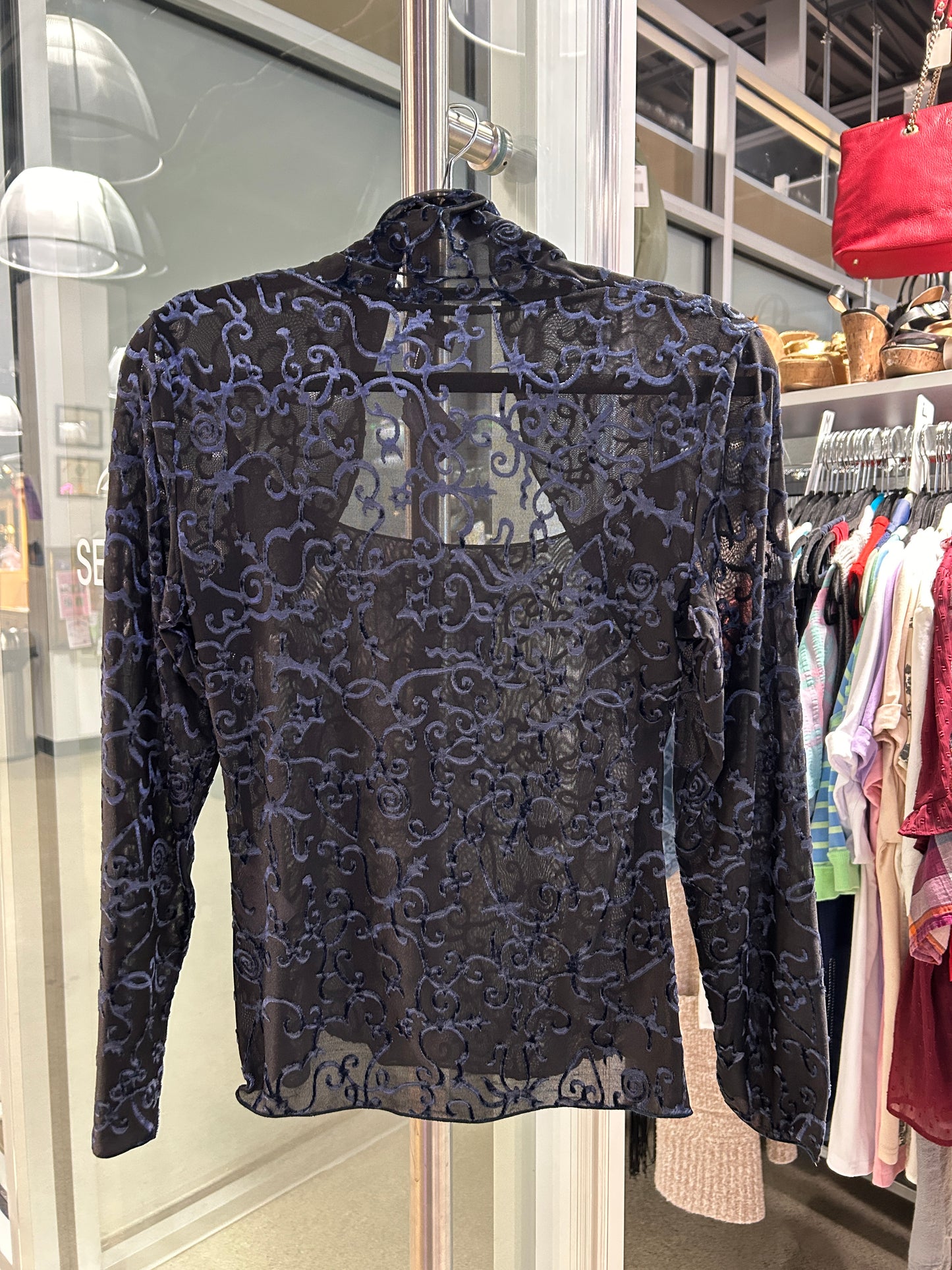 “Armani Collezioni” Sheer Longsleeve