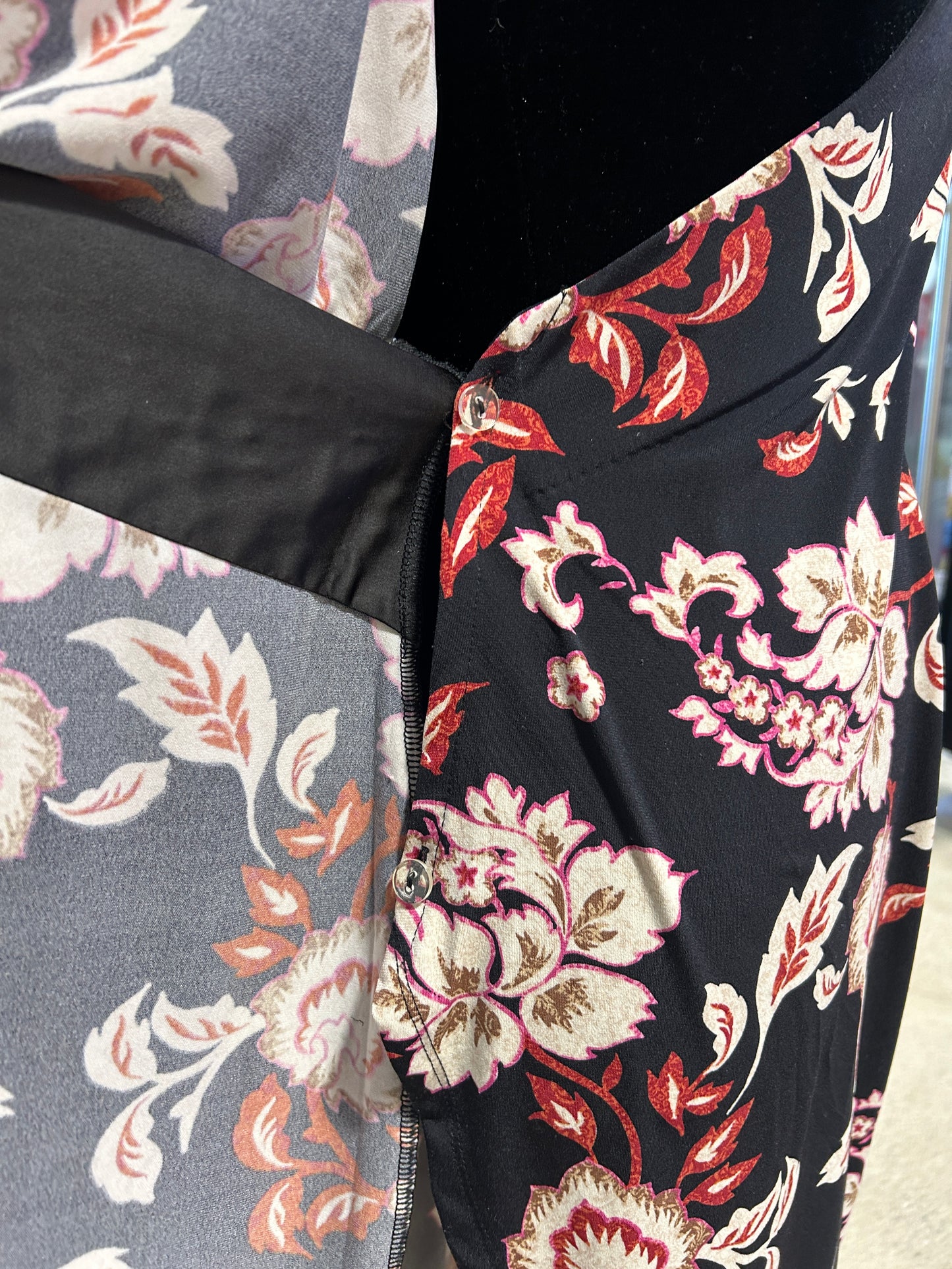 “White House Black Market” Floral Wrap Dress