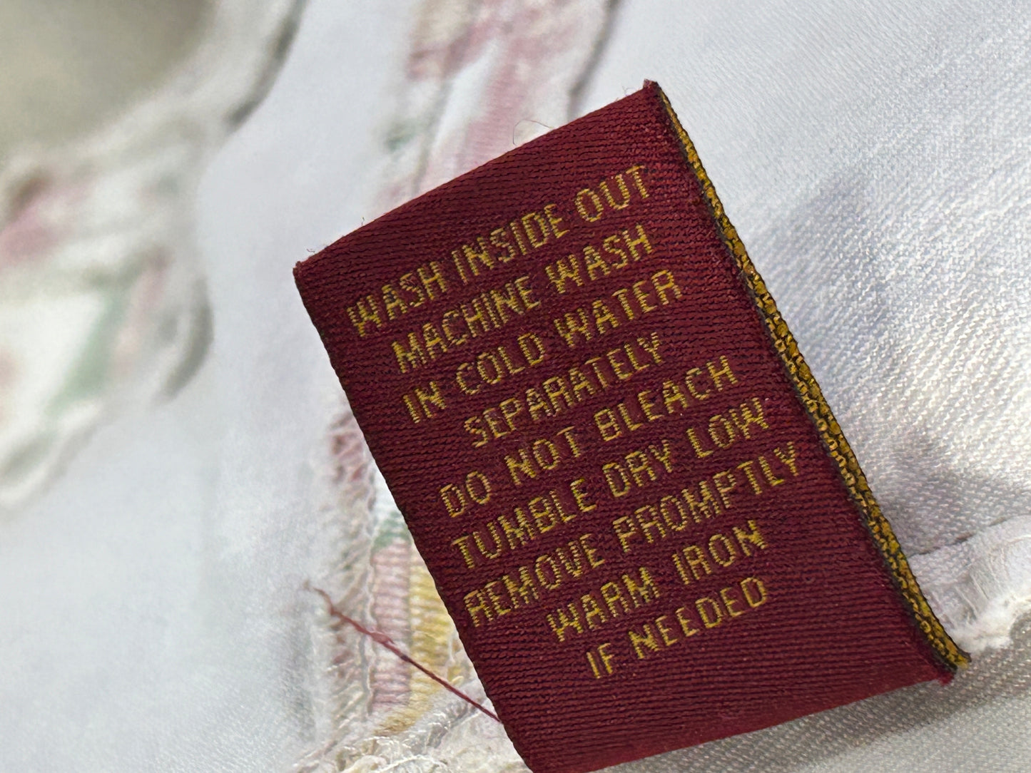 “Highway Jeans” floral denim corset top