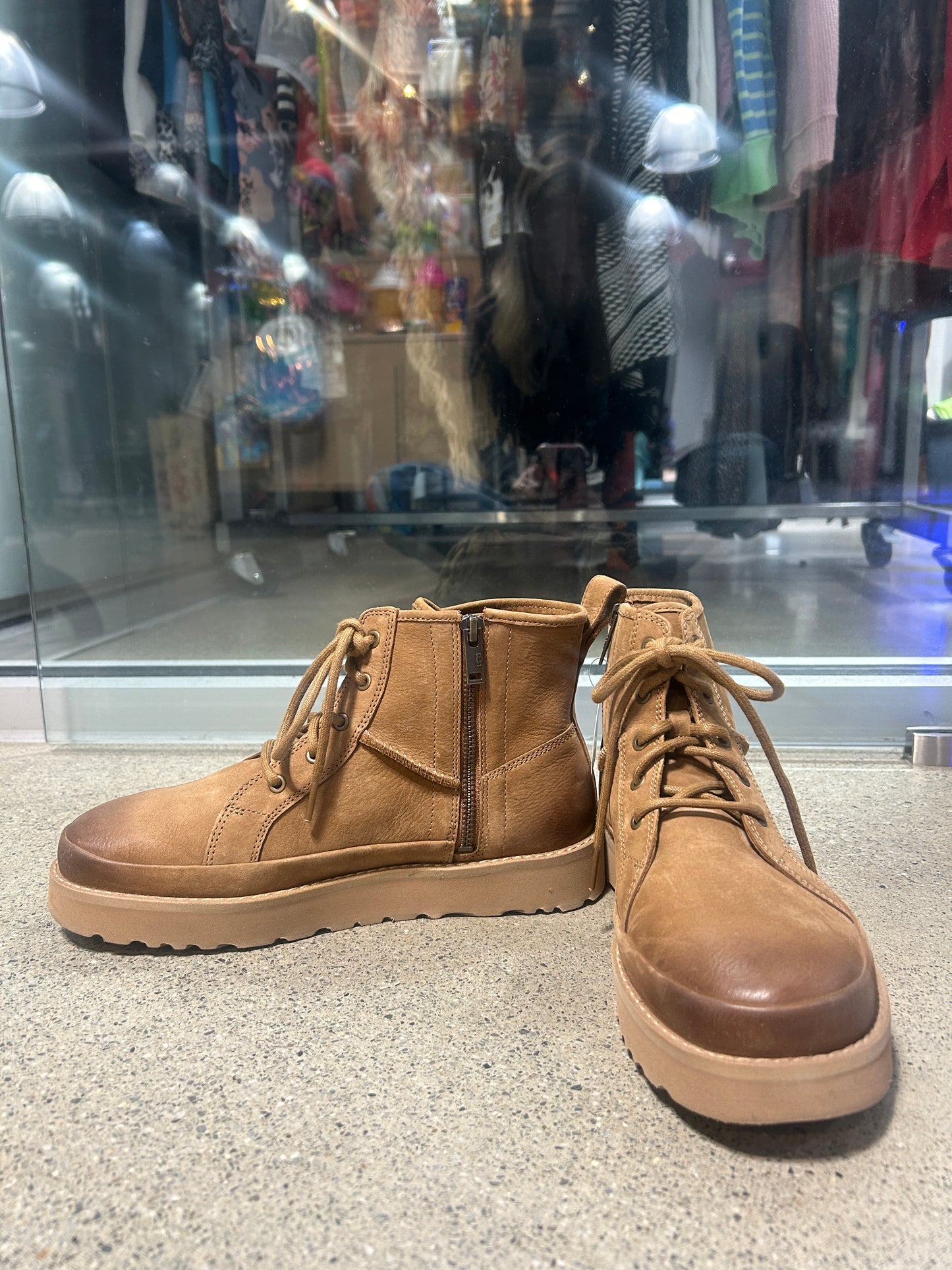 UGG deconstructed lace boots