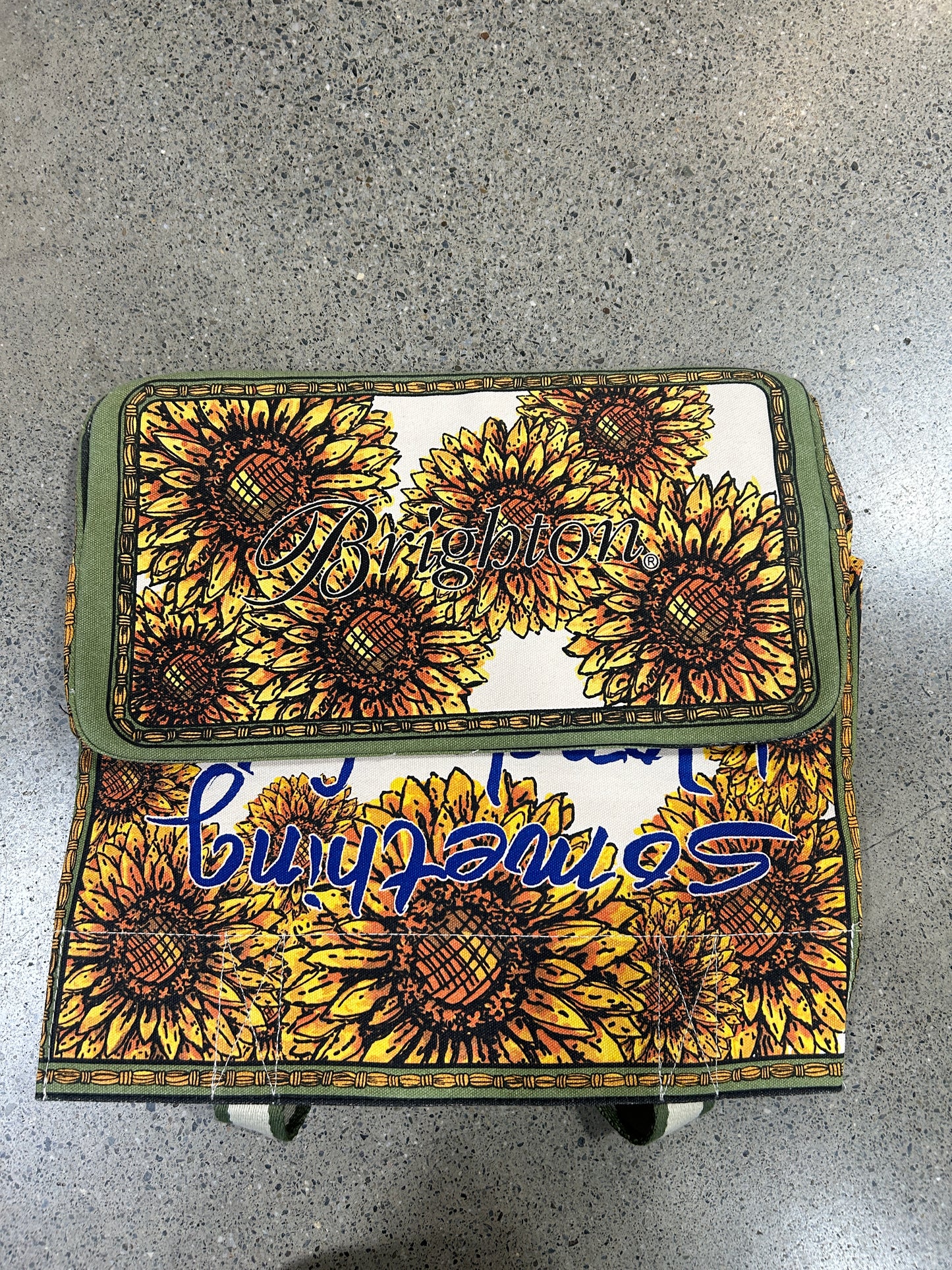 Sunflower love canvas tote bag