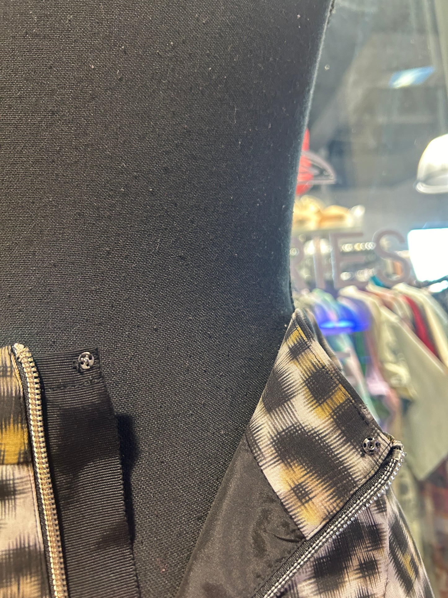 Leopard print pencil skirt