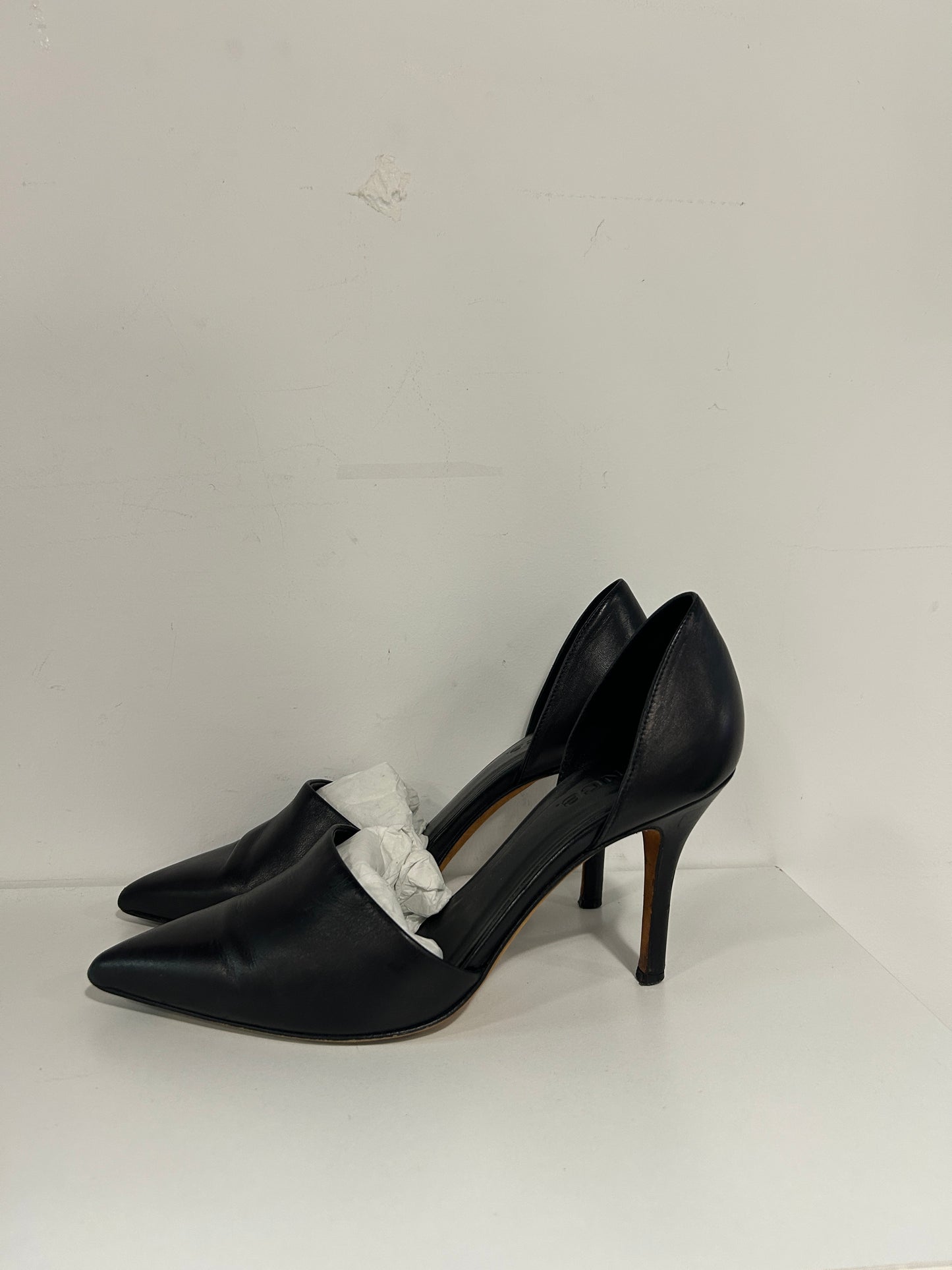 “Vince” D’Orsay Leather Pumps