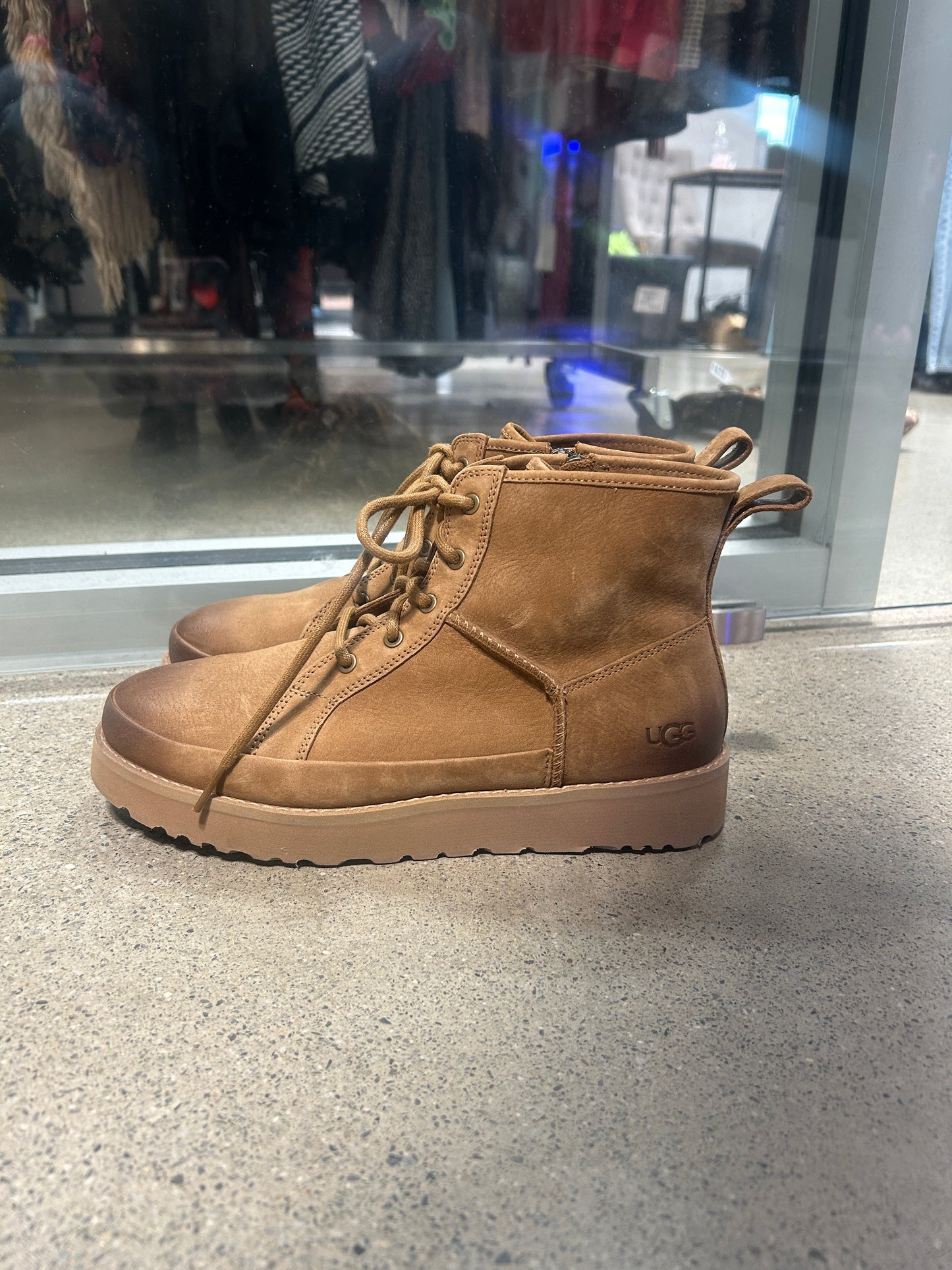 UGG deconstructed lace boots