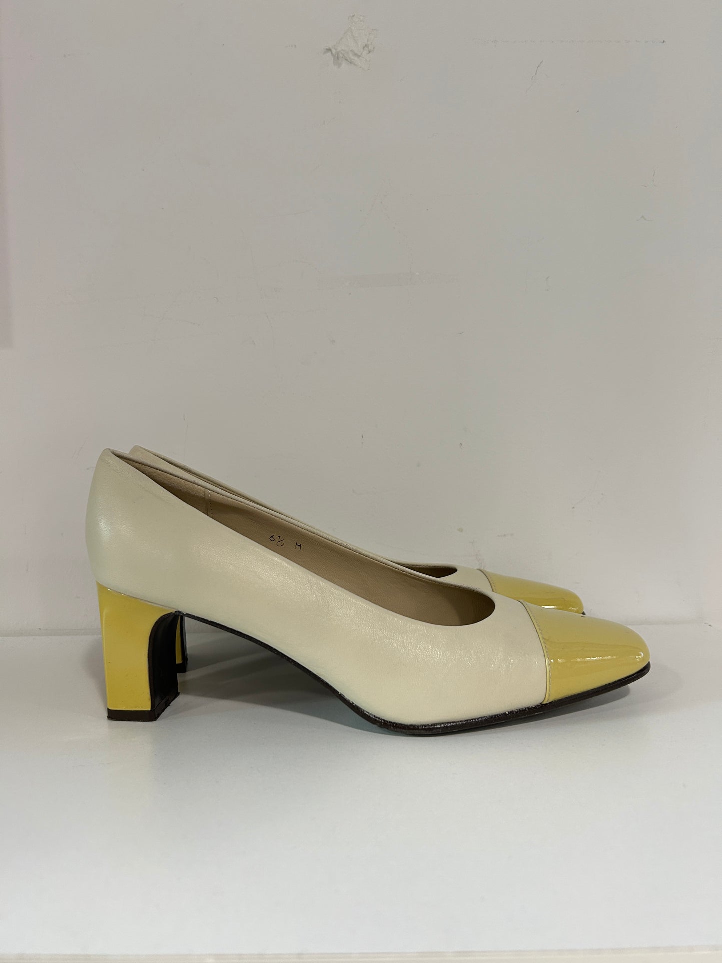 “Etienne Aigner” Vintage Leather Block Heel