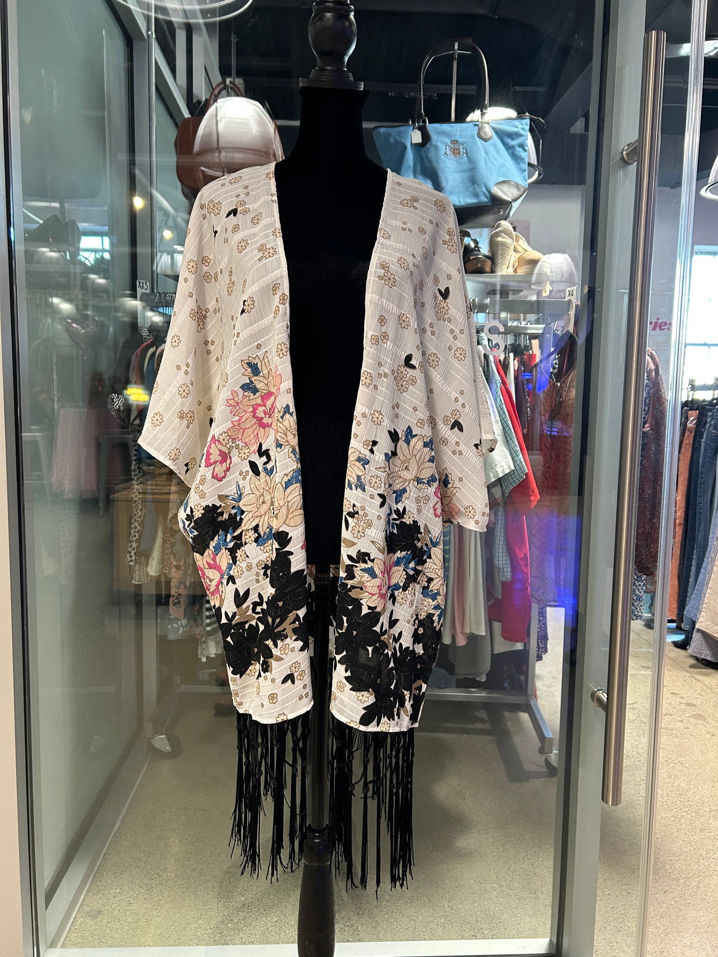 “Charlotte Russe” Floral Kimono