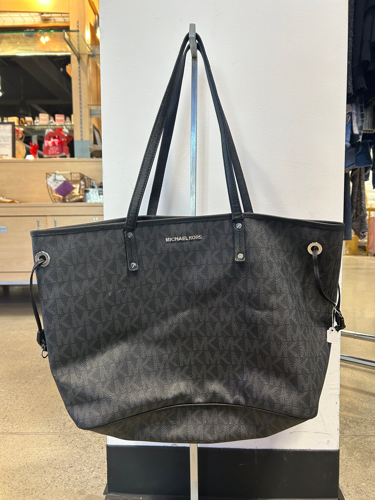 Micheal Kors large logo jet set travel tote