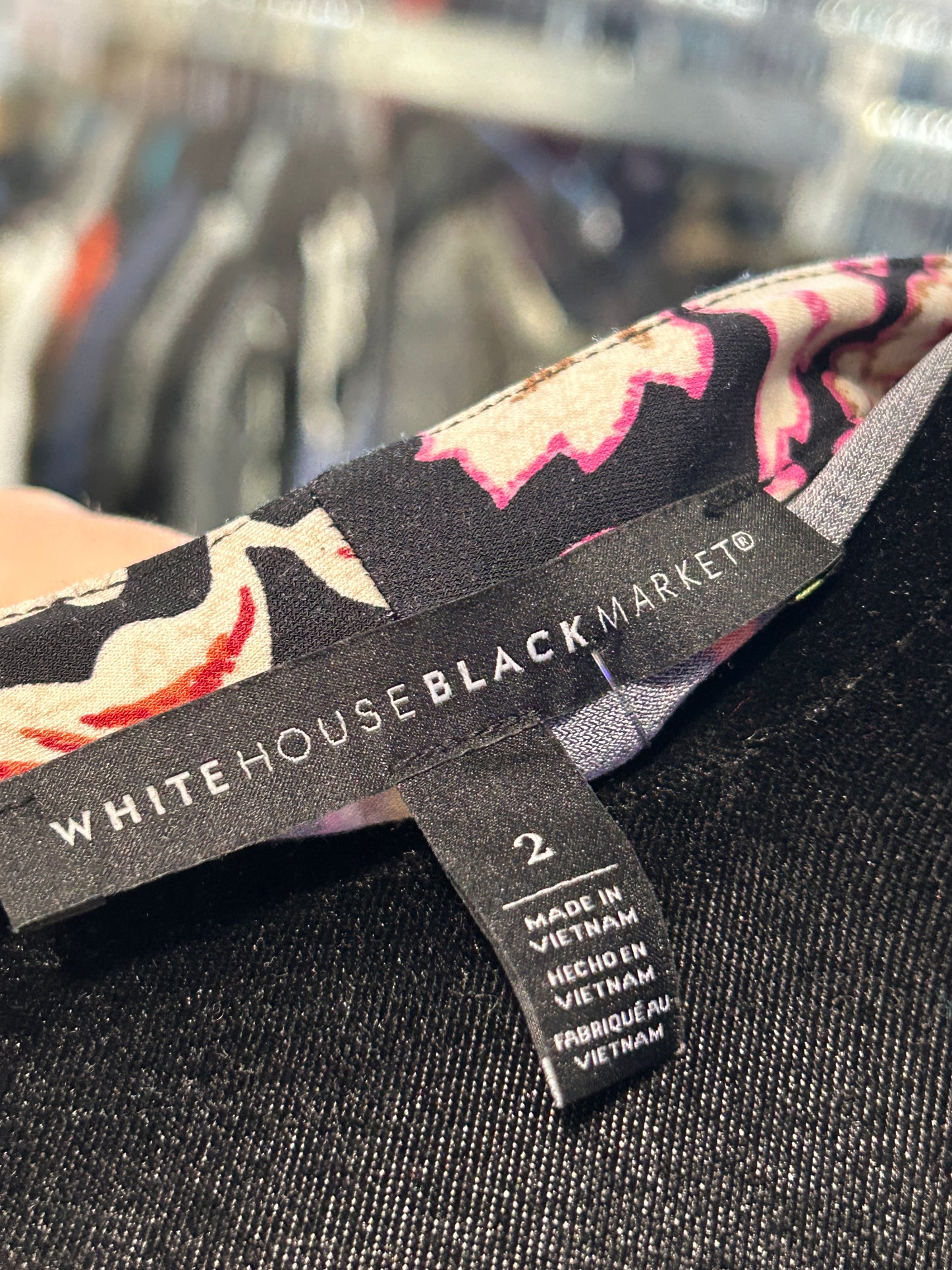 “White House Black Market” Floral Wrap Dress