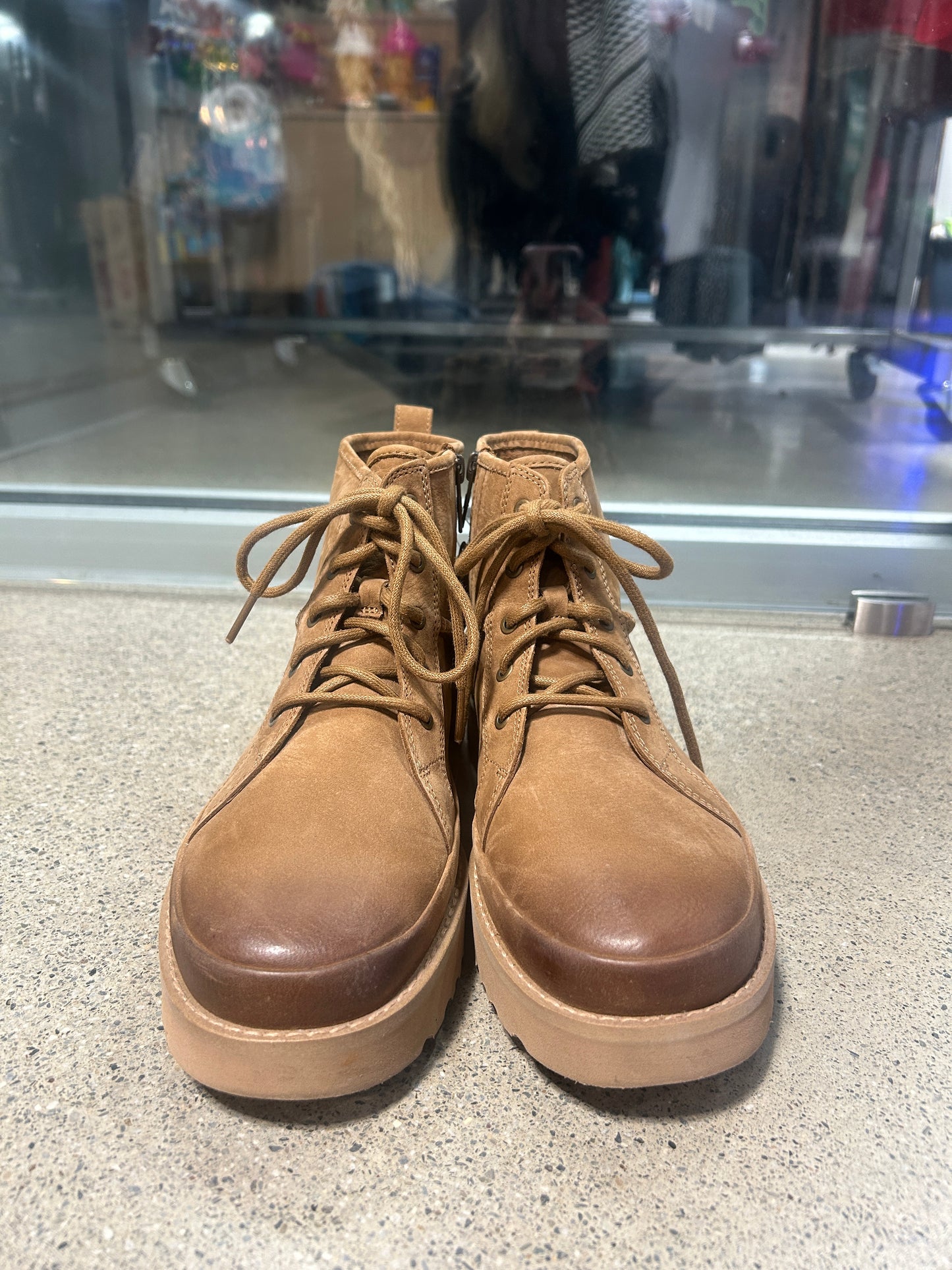 UGG deconstructed lace boots