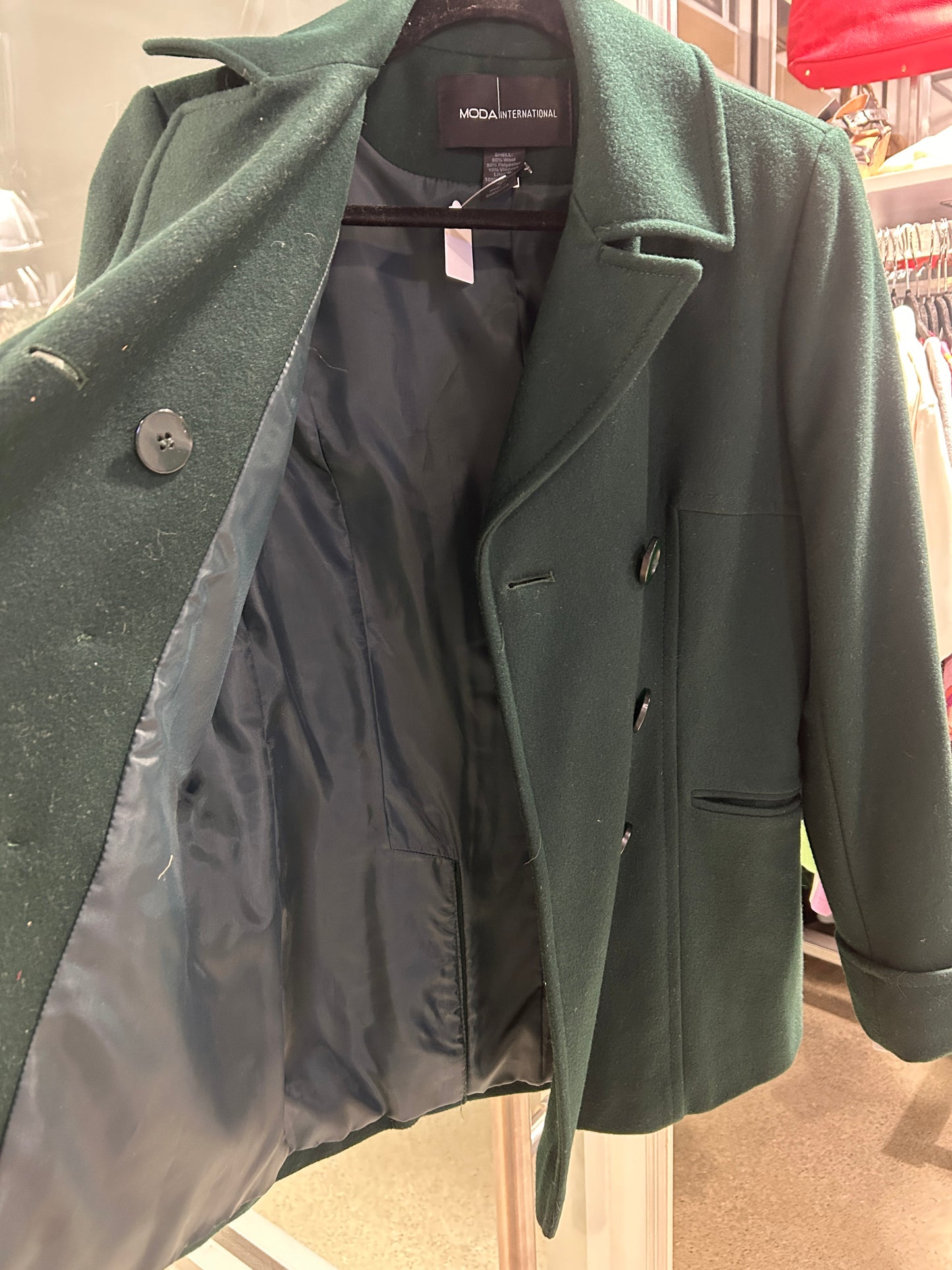 “Moda International” Peacoat