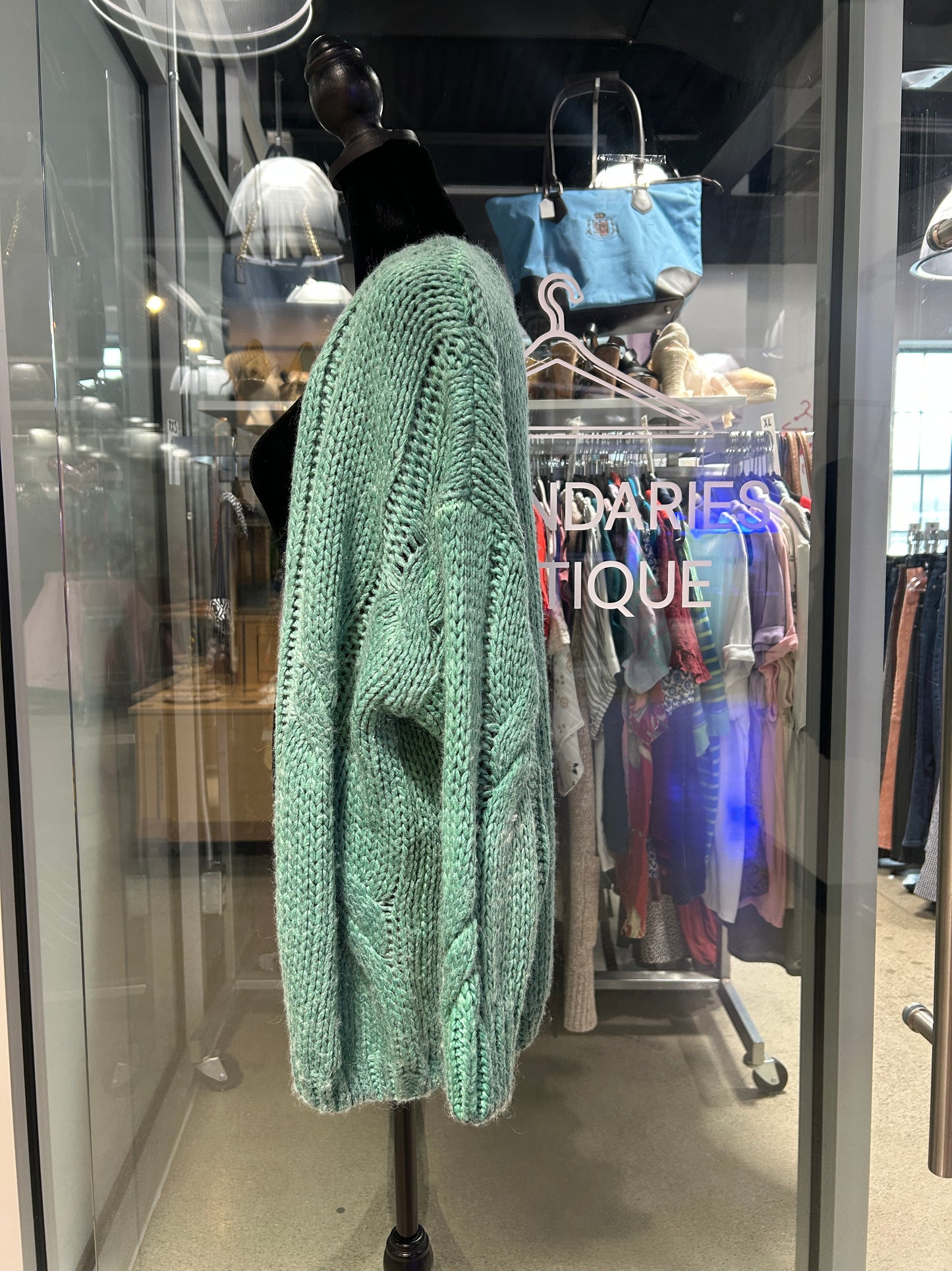 “Elan” Open Front Chunky Knit Cardigan