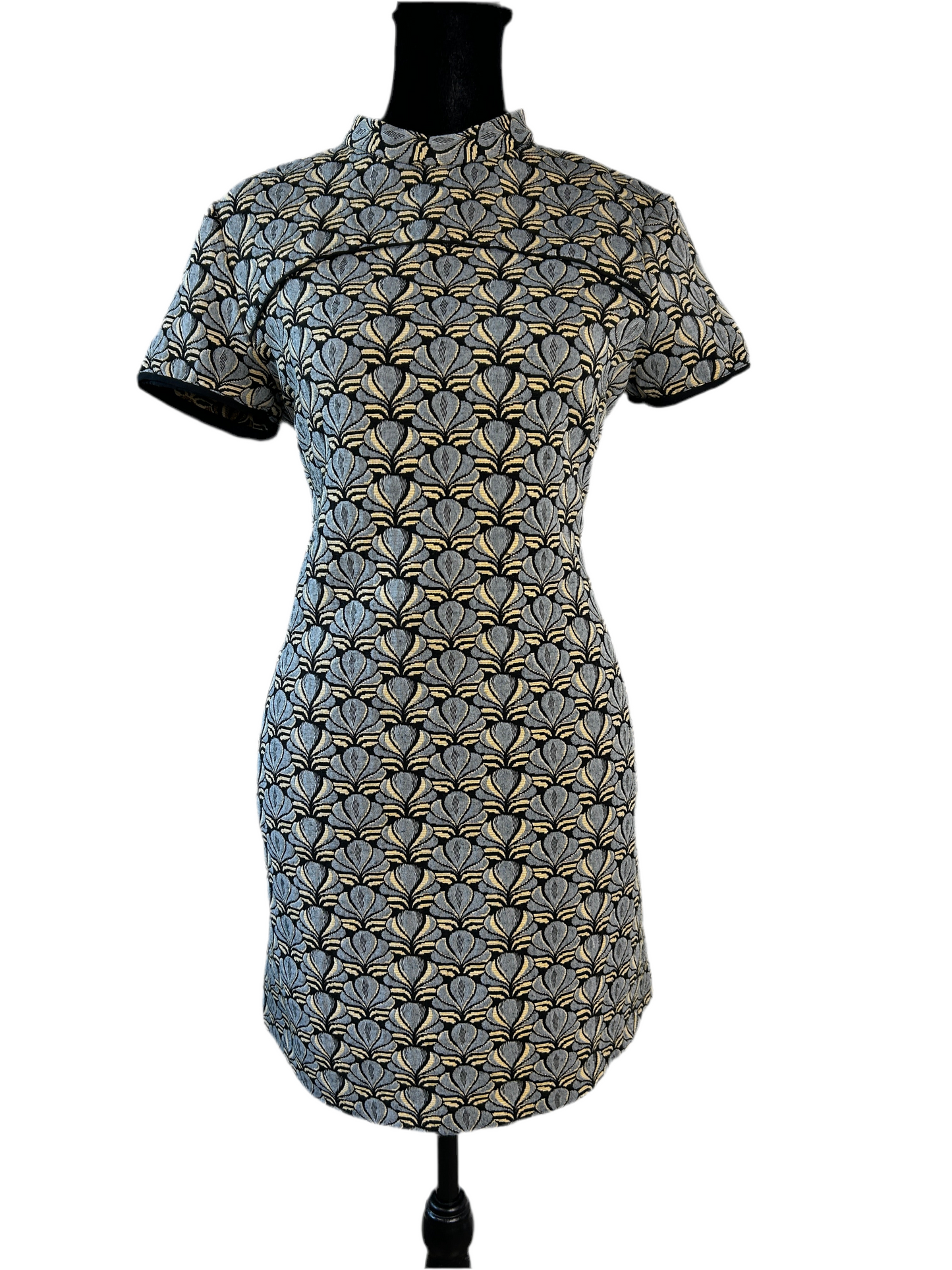 Printed Mini Shift Dress
