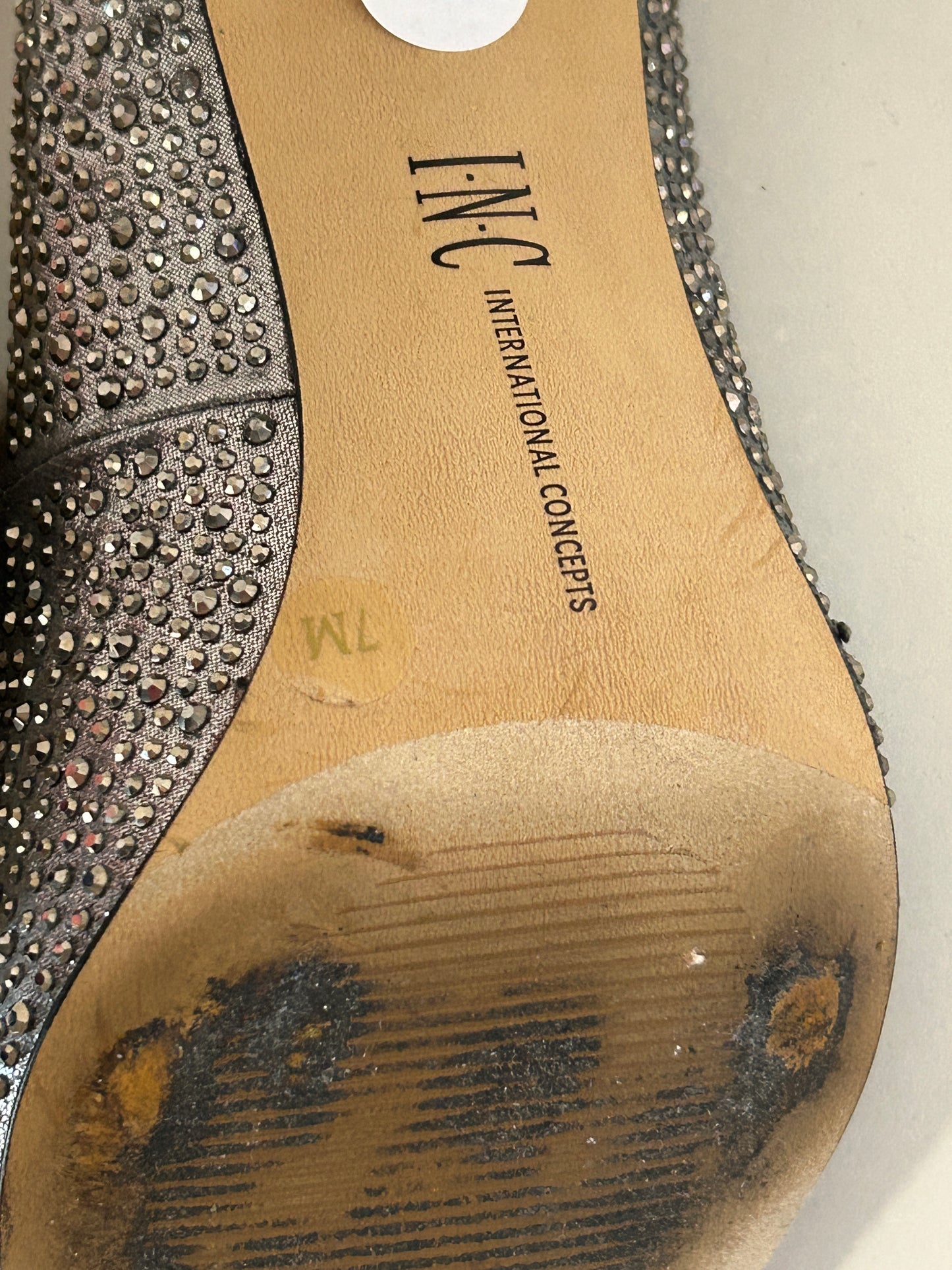 “I.N.C.“ Rhinestone Pumps
