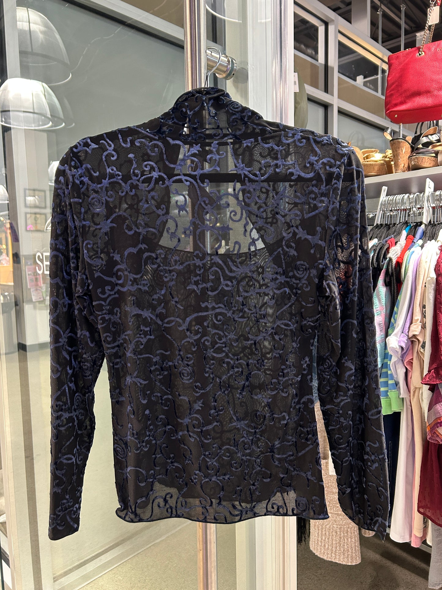 “Armani Collezioni” Sheer Longsleeve